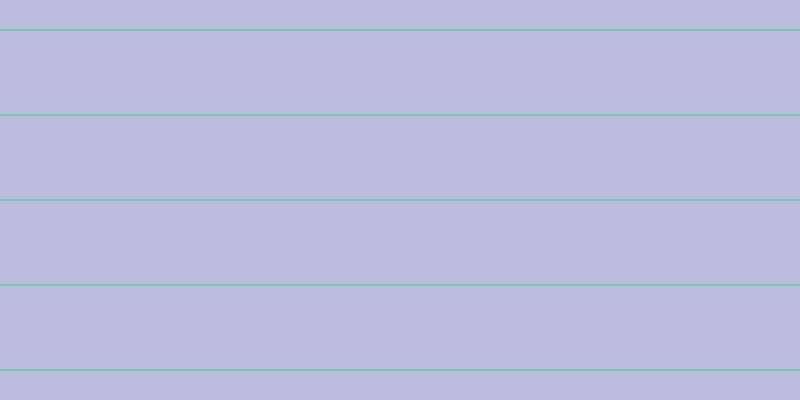 #bbbbdc, #36d393 horizontal lines, one pixels wide, eighty-four pixels apart