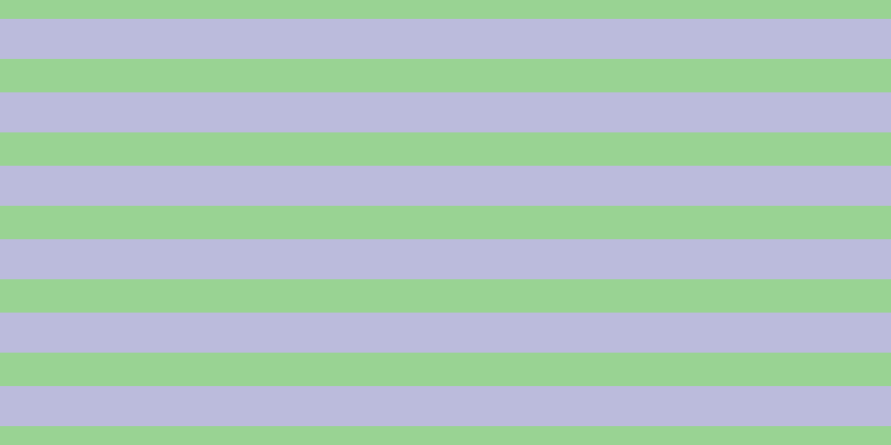 #bbbbdc, #99d393 horizontal lines, thirty pixels wide, thirty-six pixels apart