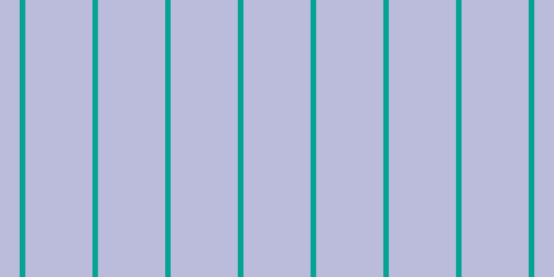 #bbbbdc, #04a393 vertical lines, eight pixels wide, ninety-seven pixels apart