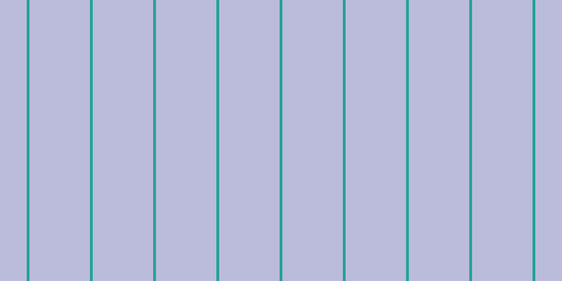 #bbbbdc, #25a393 vertical lines, four pixels wide, eighty-six pixels apart
