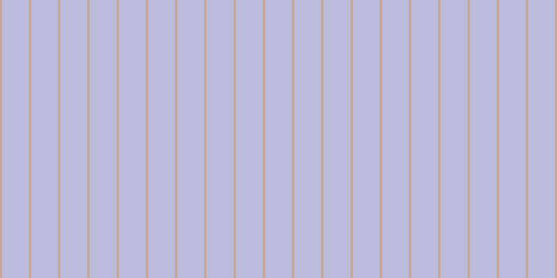 #bbbbdc, #caa393 vertical lines, three pixels wide, thirty-nine pixels apart