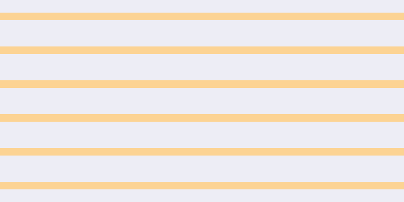 #bbbbdc (25%), #fcd393 horizontal lines, fifteen pixels wide, fifty-two pixels apart