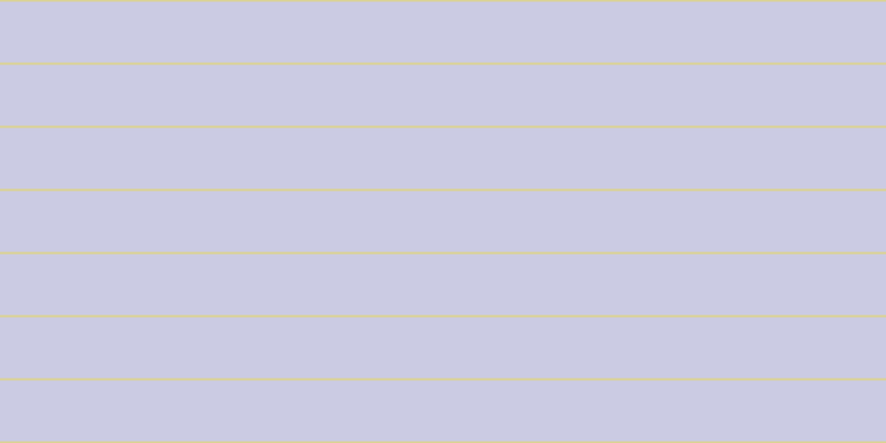 #bbbbdc (75%), #dbd393 horizontal lines, two pixels wide, fifty-five pixels apart