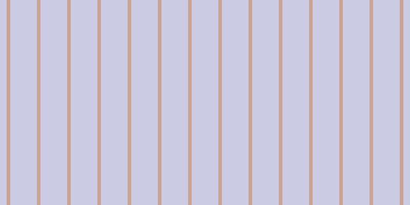 #bbbbdc (75%), #caa393 vertical lines, seven pixels wide, fifty-two pixels apart