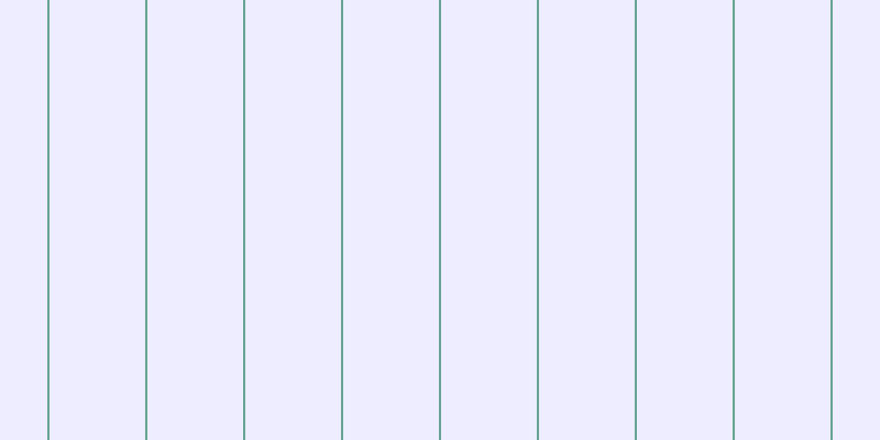 #bbbbfd (25%), #67a393 vertical lines, two pixels wide, eighty-seven pixels apart