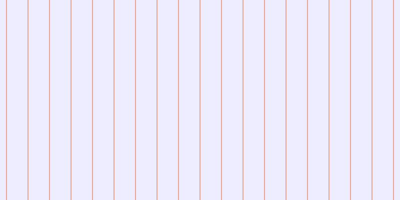 #bbbbfd (25%), #eba393 vertical lines, two pixels wide, forty-one pixels apart