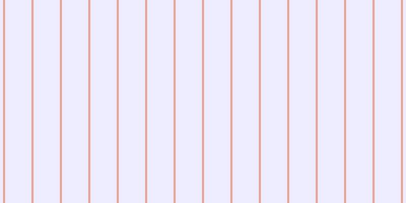 #bbbbfd (25%), #eba393 vertical lines, four pixels wide, fifty-two pixels apart
