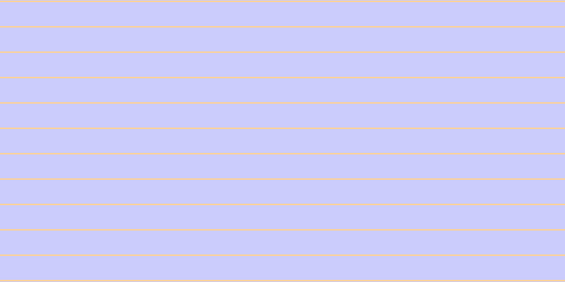 #bbbbfd (75%), #fcd393 horizontal lines, two pixels wide, thirty-four pixels apart