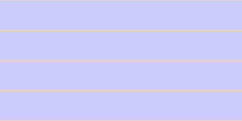#bbbbfd (75%), #fcd393 horizontal lines, two pixels wide, ninety-seven pixels apart