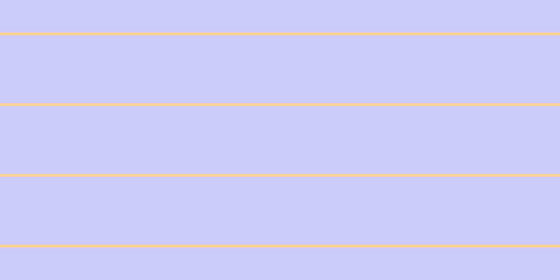 #bbbbfd (75%), #fcd393 horizontal lines, four pixels wide, ninety-seven pixels apart
