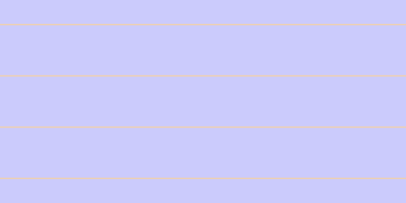 #bbbbfd (75%), #fcd393 horizontal lines, two pixels wide, ninety-nine pixels apart