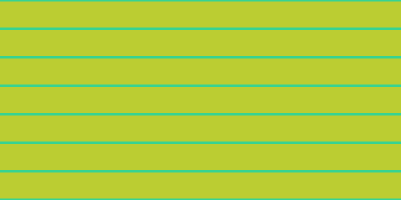 #bbcd32, #36d393 horizontal lines, five pixels wide, fifty-two pixels apart