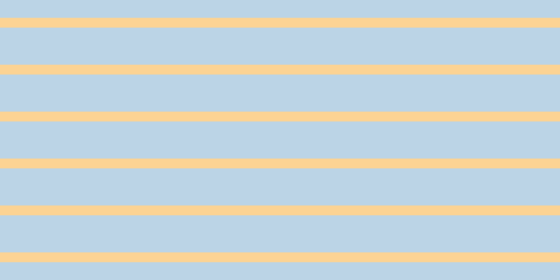 #bbd4e6, #fcd393 horizontal lines, fourteen pixels wide, fifty-three pixels apart