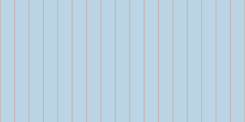 #bbd4e6, #caa393 vertical lines, two pixels wide, forty-five pixels apart