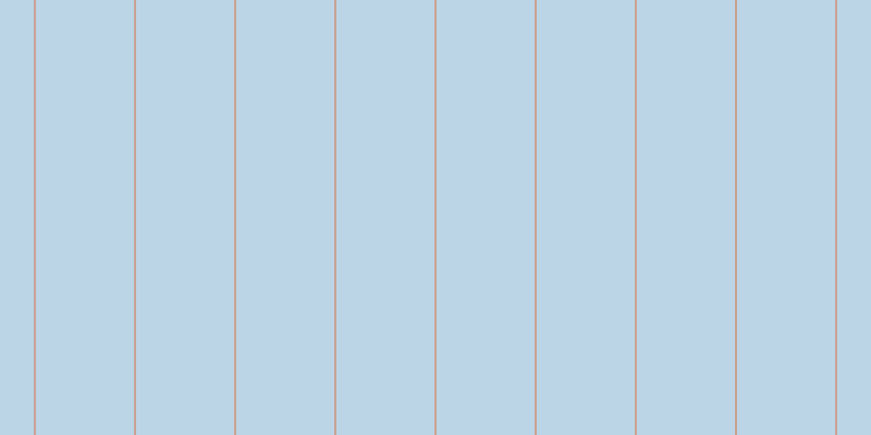 #bbd4e6, #caa393 vertical lines, two pixels wide, ninety pixels apart