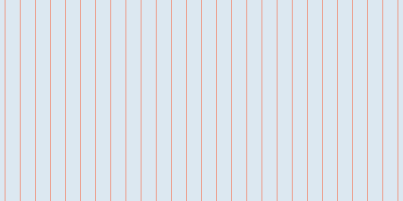 #bbd4e6 (50%), #eba393 vertical lines, two pixels wide, twenty-eight pixels apart