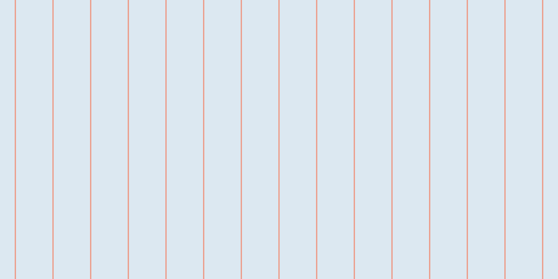 #bbd4e6 (50%), #eba393 vertical lines, two pixels wide, fifty-two pixels apart