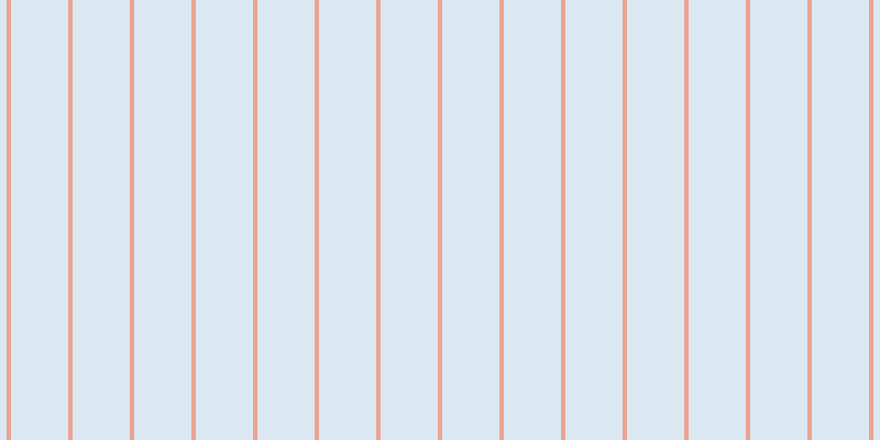 #bbd4e6 (50%), #eba393 vertical lines, four pixels wide, fifty-two pixels apart
