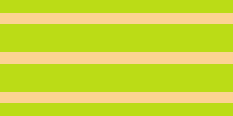 #bbdc16, #fcd393 horizontal lines, thirty-eight pixels wide, ninety-seven pixels apart