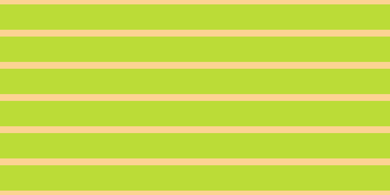 #bbdc37, #fcd393 horizontal lines, fourteen pixels wide, fifty-two pixels apart