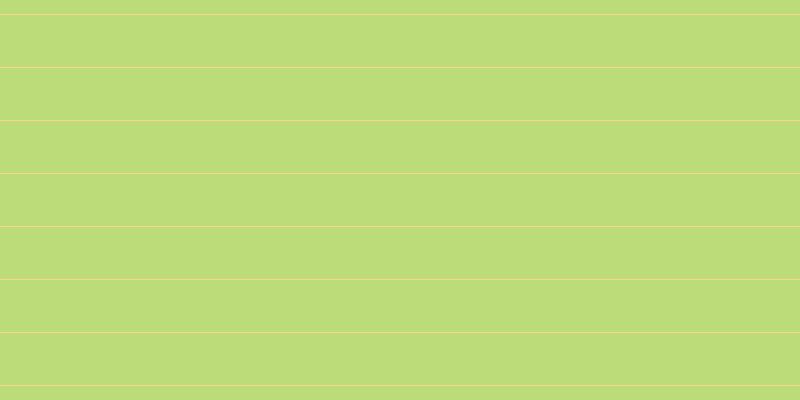 #bbdc79, #fcd393 horizontal lines, one pixels wide, fifty-two pixels apart