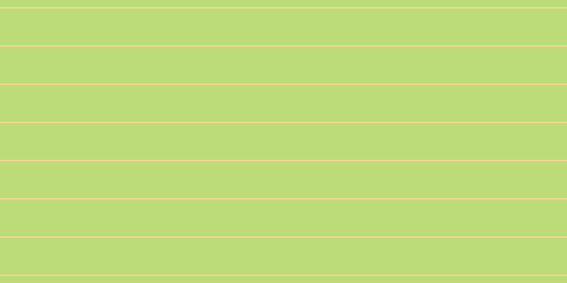 #bbdc79, #fcd393 horizontal lines, two pixels wide, fifty-two pixels apart
