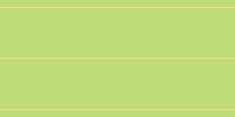 #bbdc79, #fcd393 horizontal lines, two pixels wide, eighty-five pixels apart
