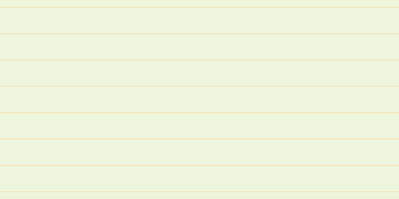 #bbdc79 (25%), #fcd393 horizontal lines, one pixels wide, fifty-two pixels apart