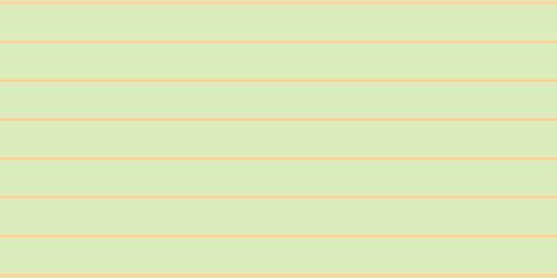 #bbdc79 (50%), #fcd393 horizontal lines, four pixels wide, fifty-two pixels apart