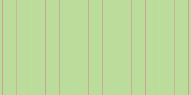 #bbdc9a, #caa393 vertical lines, two pixels wide, fifty-eight pixels apart