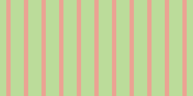 #bbdc9a, #eba393 vertical lines, eighteen pixels wide, fifty-five pixels apart