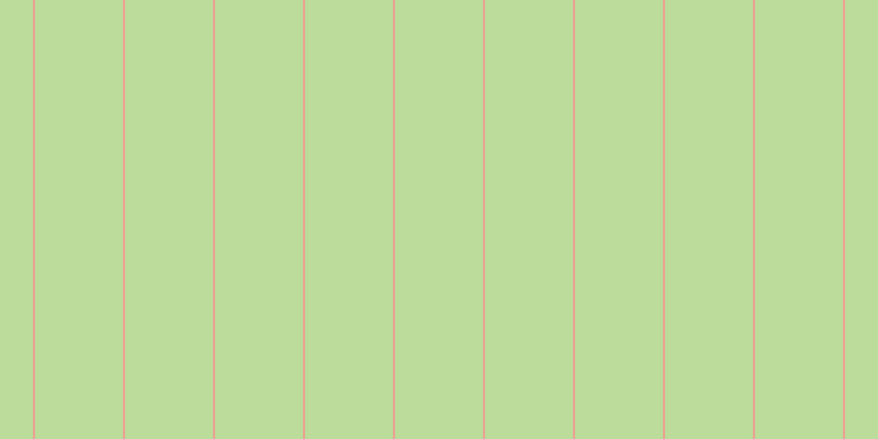 #bbdc9a, #eba393 vertical lines, two pixels wide, eighty pixels apart