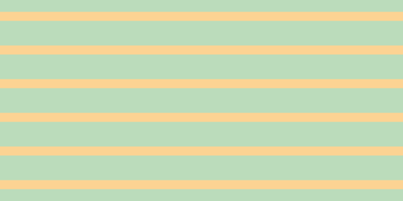 #bbdcbb, #fcd393 horizontal lines, eighteen pixels wide, forty-nine pixels apart