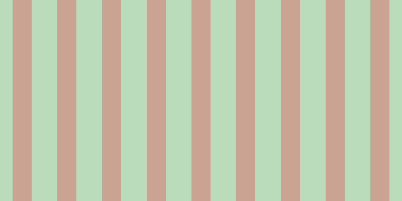 #bbdcbb, #caa393 vertical lines, thirty-eight pixels wide, fifty-one pixels apart