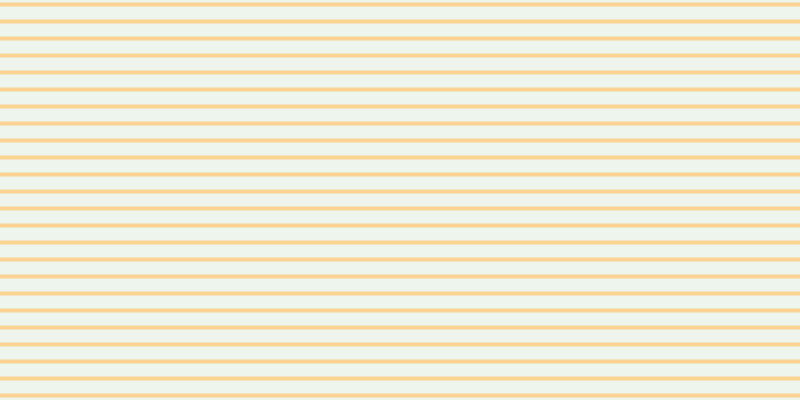 #bbdcbb (25%), #fcd393 horizontal lines, four pixels wide, thirteen pixels apart