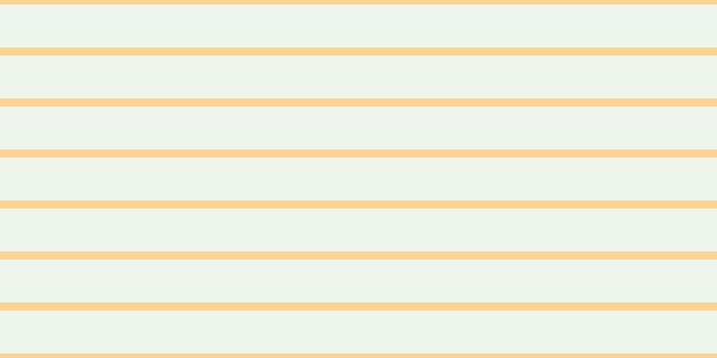 #bbdcbb (25%), #fcd393 horizontal lines, nine pixels wide, forty-eight pixels apart