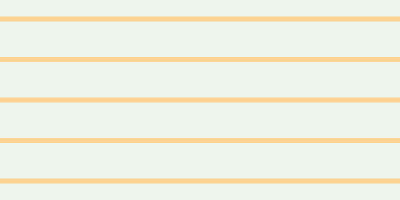 #bbdcbb (25%), #fcd393 horizontal lines, ten pixels wide, seventy-one pixels apart