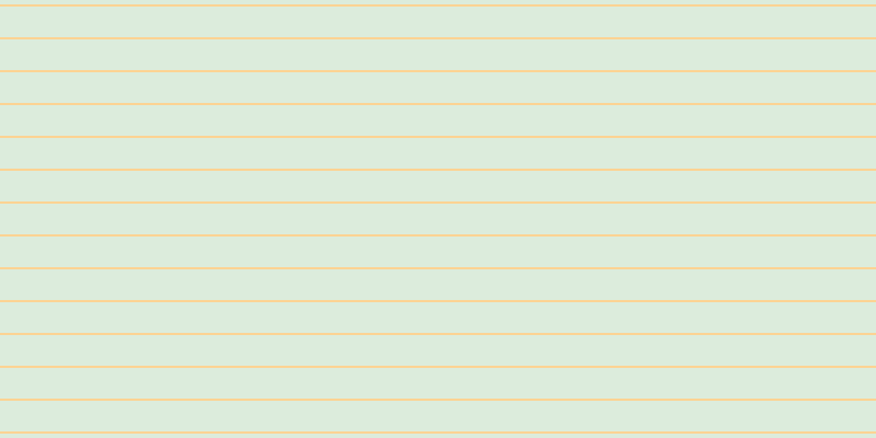 #bbdcbb (50%), #fcd393 horizontal lines, two pixels wide, twenty-eight pixels apart