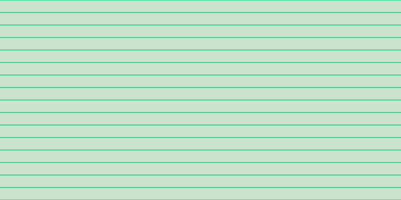 #bbdcbb (75%), #36d393 horizontal lines, two pixels wide, twenty-three pixels apart