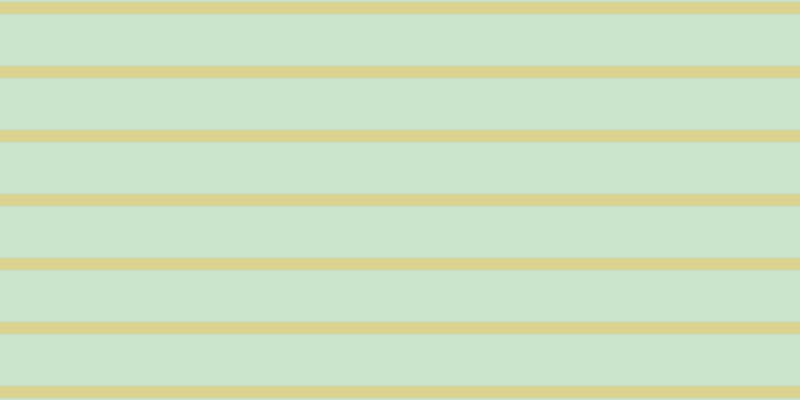 #bbdcbb (75%), #dbd393 horizontal lines, twelve pixels wide, fifty-two pixels apart