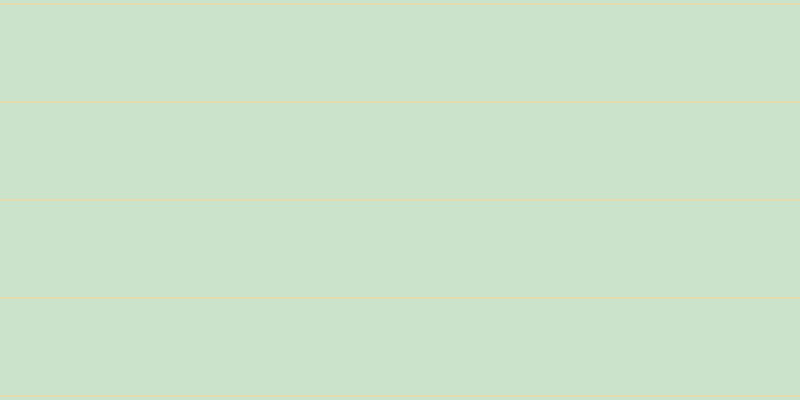 #bbdcbb (75%), #fcd393 horizontal lines, one pixels wide, ninety-seven pixels apart