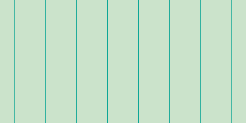 #bbdcbb (75%), #04a393 vertical lines, two pixels wide, ninety-nine pixels apart