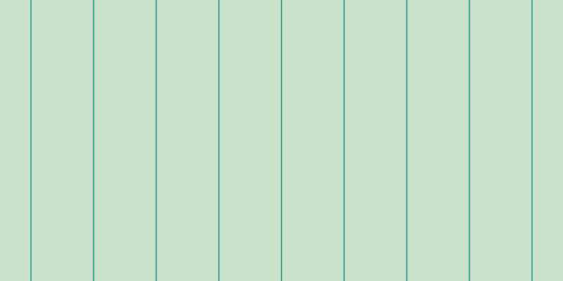 #bbdcbb (75%), #46a393 vertical lines, two pixels wide, eighty-seven pixels apart