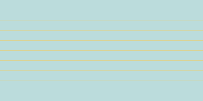 #bbdcdc, #dbd393 horizontal lines, two pixels wide, thirty-eight pixels apart