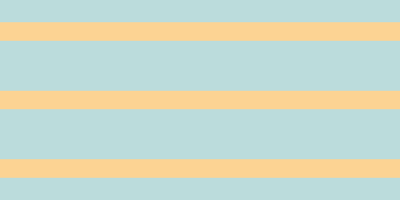 #bbdcdc, #fcd393 horizontal lines, thirty-seven pixels wide, one hundred pixels apart