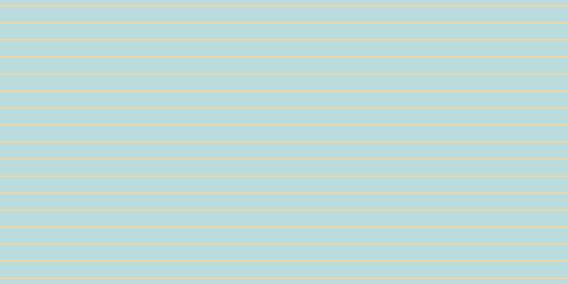 #bbdcdc, #fcd393 horizontal lines, two pixels wide, twenty-two pixels apart