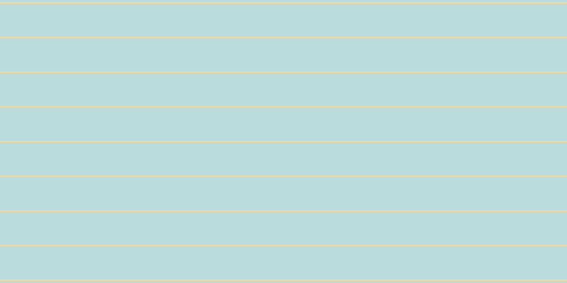#bbdcdc, #fcd393 horizontal lines, two pixels wide, forty-seven pixels apart