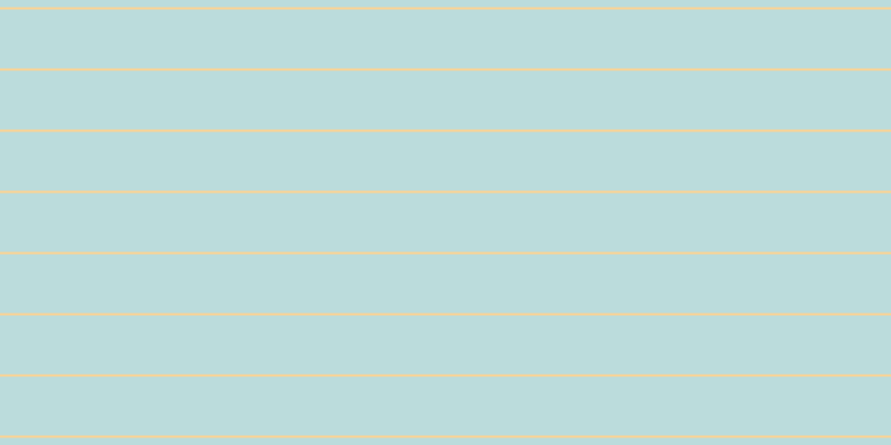 #bbdcdc, #fcd393 horizontal lines, two pixels wide, fifty-three pixels apart