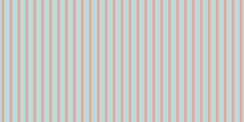 #bbdcdc, #eba393 vertical lines, eight pixels wide, eighteen pixels apart