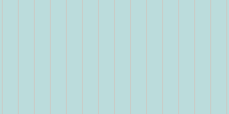 #bbdcdc, #eba393 vertical lines, one pixels wide, fifty-five pixels apart